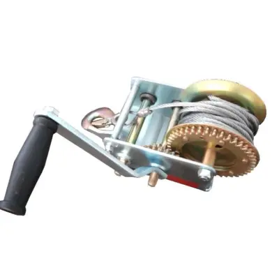 Лебедка ручная барабанная INTERTOOL GT1455, 900 кг, трос 10 м