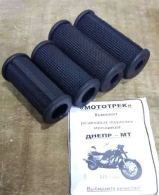 Комплект резинок подножек МТ, Днепр, К-750, Урал МОТОТРЕК, 4 шт.