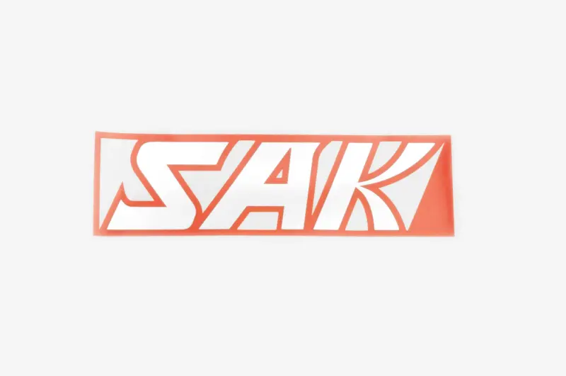 Наліпка SAK 16×5 см, чорна (6873)