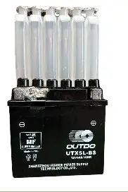 Мотоакумулятор OUTDO YTX5L-BS 12 В 5 А·год з електролітом