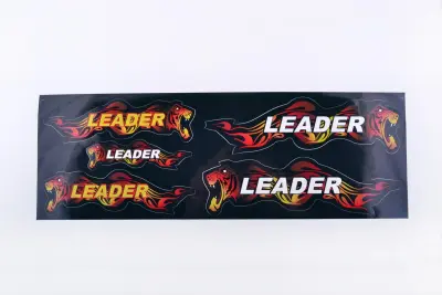 Набір наліпок LEADER 48×16 см, чорні