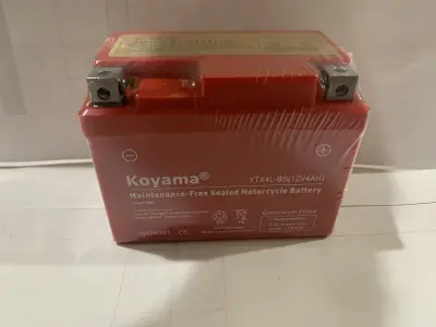 Мотоакумулятор KOYAMA YTX4L-BS 12V 4Ah, 114×71×88 мм