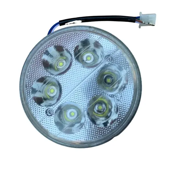Фара в сборе для мопеда Delta, круглая LED, BBCm