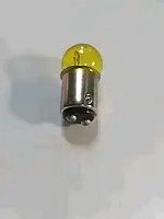 Лампа S25 двоконтактна 12V 10/5W жовта TOPCROWN