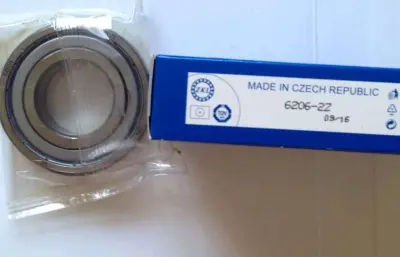 Підшипник 6206-2Z (ZZ) 30×62×16 ZKL для колінвала Jawa та маточини ATV-500