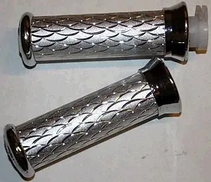 Алюминиевые ручки руля EVO-2, серебристые