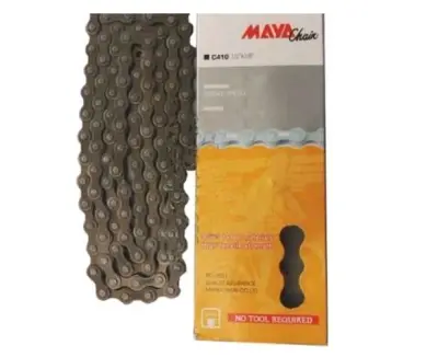 Велосипедная цепь MAYA C410 1/2×1/8, 112 звеньев, 1 скорость