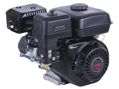Двигун для мотоблока 170F, 7 Hp, вал Ø16 мм під різьбу, AMG-2