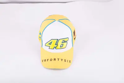 Бейсболка VR46 Valentino Rossi 46, желто-белая