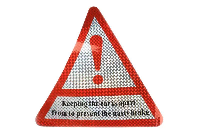 Декоративна наліпка ALERT 24×21 см (#2661)