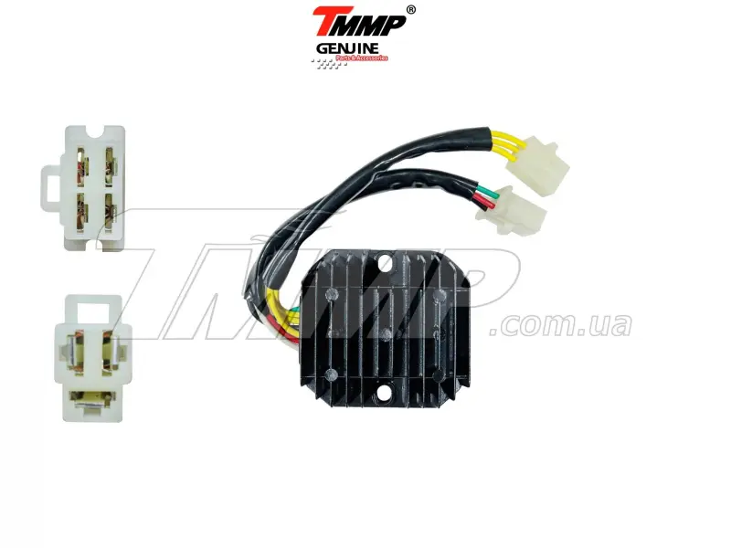 Реле-регулятор зарядки 4T GY6 125/150, 7 проводов (4+3)