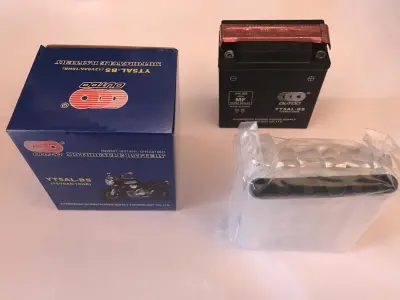 Мотоакумулятор OUTDO YT5AL-BS 12V 5Ah, заливний, 119×60×128 мм