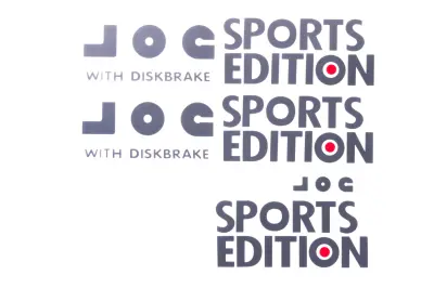 Комплект наліпок JOG Sports Edition #0627, 25×8 см