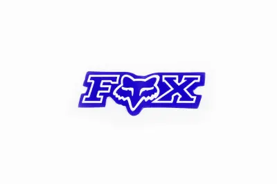 Комплект наклеек FOX 7×1 см, 20 шт., синий
