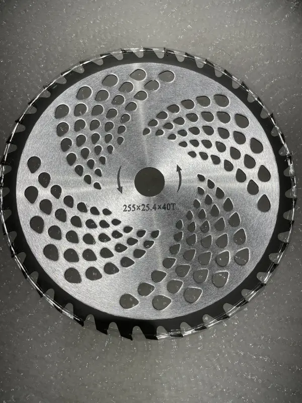 Диск-ніж для мотокоси MECH 40T, 255 × 25,4 мм, з побідитовими зубцями