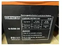 Акумулятор AGM 12V 20Ah (181×76×167 мм)