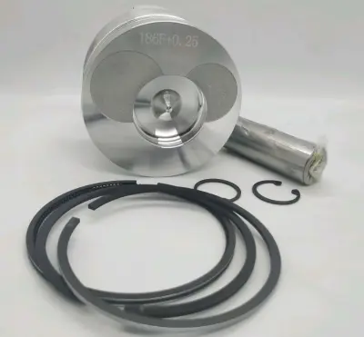 Поршневий комплект BEST для мотоблока 186F +0,25 (Ø86,25 мм), тупий конус