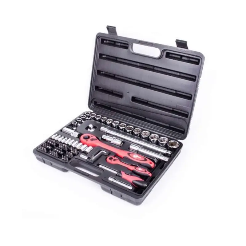 Профессиональный набор инструментов INTERTOOL ET-6072, 1/2″ и 1/4″, 72 предмета