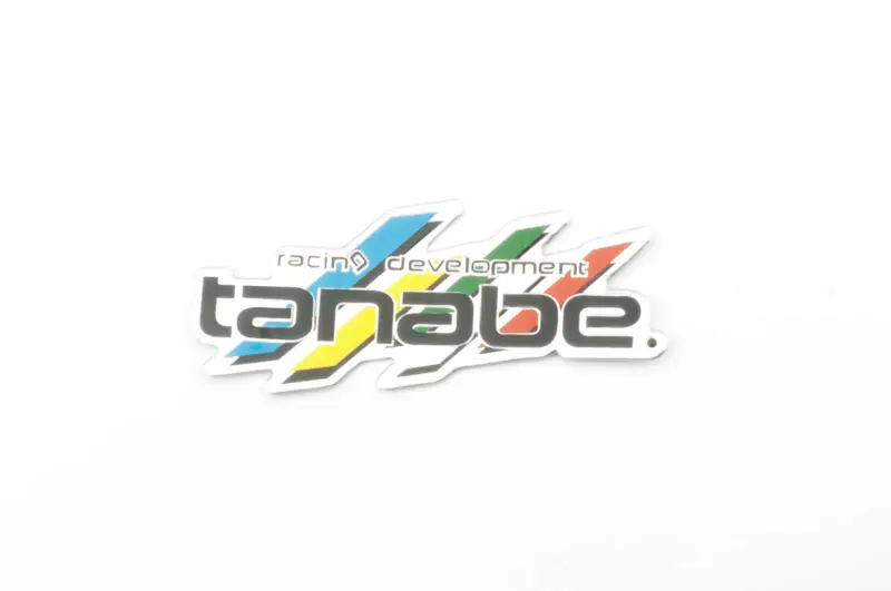 Наліпка-шильдик TANABE 14×5 см, хром (#4524)