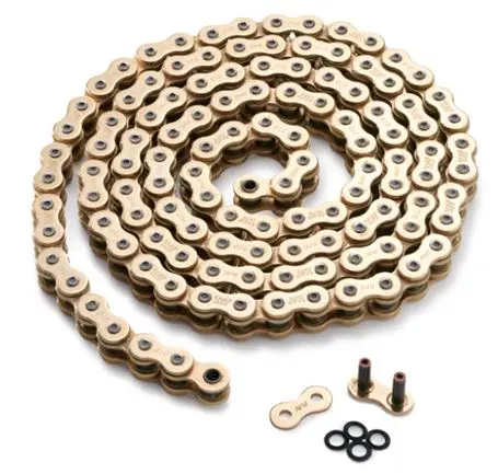 Приводная цепь 428-122H O-Ring, 122 звена, желтая
