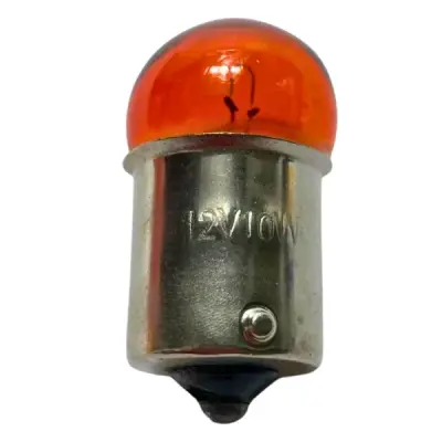 Лампа G18 BA15s 12 В 10 Вт, жовта
