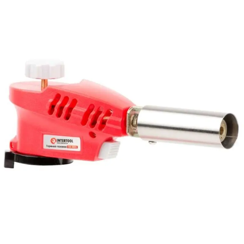 Газовая горелка с пьезоподжигом INTERTOOL GB-0023