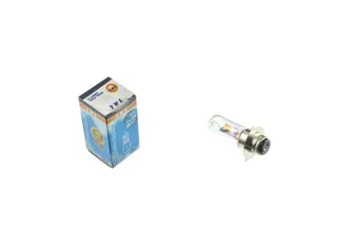 Лампа фари TOPCROWN P15D-25-3 12V 35/35W, 3 фіксатори, рожевий хамелеон