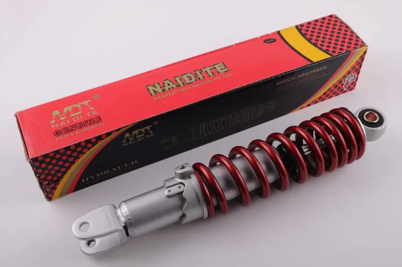 Задний амортизатор NDT для GY6, Honda DIO/TACT, 275 мм, регулируемый, красный