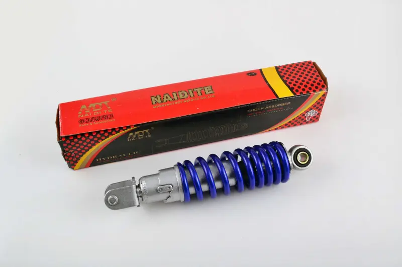 Задний амортизатор NDT для Yamaha JOG 265 мм, регулируемый, синий металлик