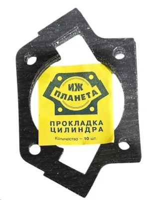 Прокладка під циліндр ІЖ Планета, пароніт, комплект 10 шт.