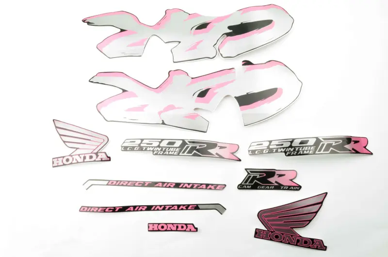 Комплект наліпок Honda CBR 27×18 см, 10 шт. (#2506)