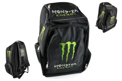 Рюкзак Monster Energy B-2, чорний