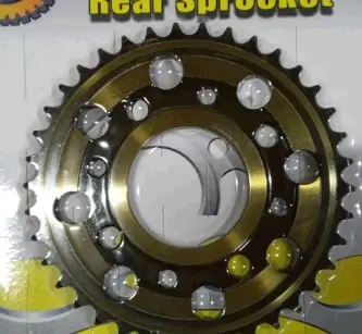 Задня зірка SFR Delta/JH125 428-38T GoldBlack ST-2