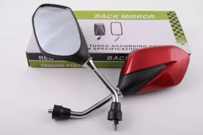 Комплект стрілоподібних мотодзеркал RED mod. 219, M10, червоний