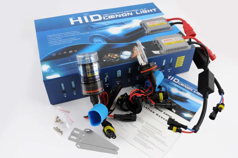 Комплект ксенона HB1 (9004) AC 6000K 35W с галогеном, slim