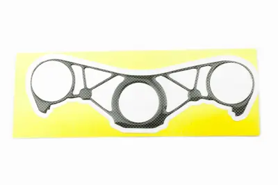 Декоративна наліпка на траверсу CARBON 26×6 см (5279)