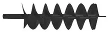 Шнек для мотобура VRL 300×800 мм, 2 мм, двойной