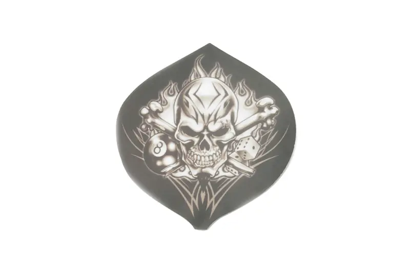 Декоративна наліпка SKULL 9×9 см (#0056)