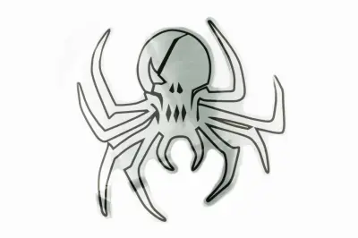 Декоративная наклейка SPIDER 26×26 см (6883B)