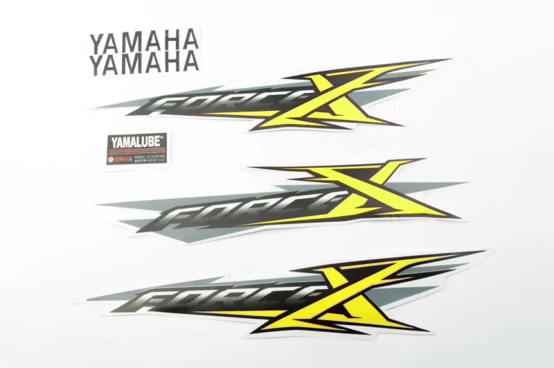 Комплект наліпок Yamaha X-FORCE 30×6 см, жовтий (#7438)