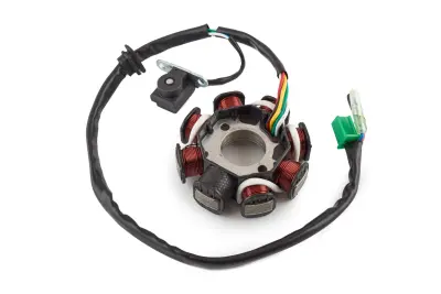 Статор генератора 4T GY6 125/150, 7+1 катушек, TM