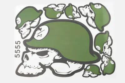 Набір наліпок SKULL 30×23 см (#5555)