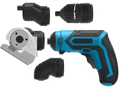 Акумуляторна викрутка KRAISSMANN 1501 AS 4 DS, 4 В, 28 біт і 4 насадки