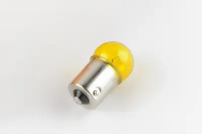 Лампа G18 12V 10W жовта для поворотів і габаритів