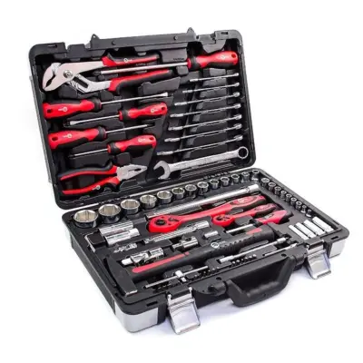 Профессиональный набор инструментов INTERTOOL ET-7078, 1/2″ и 1/4″, 78 предметов