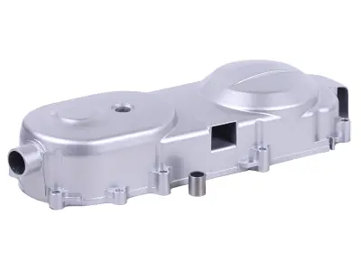 Кришка варіатора TTG для 4T GY6 50/139QMB, колесо 10″, срібляста