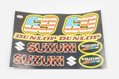 Набір декоративних наліпок Suzuki/Dunlop 69 (#5931)