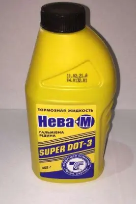 Тормозная жидкость НЕВА-М Super DOT-3, 455 г