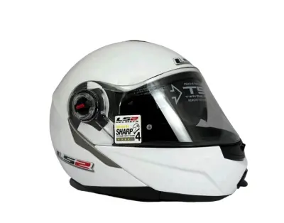 Модулярний мотошолом LS2 FF325 Strobe білий, розмір S