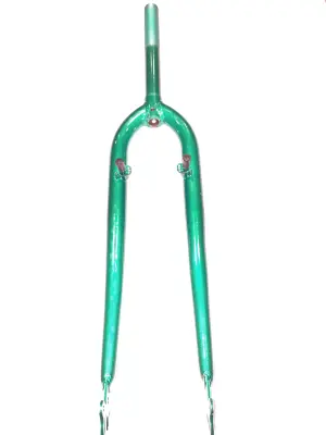 Вилка велосипедна жорстка 26″ V-brake зелена YKX